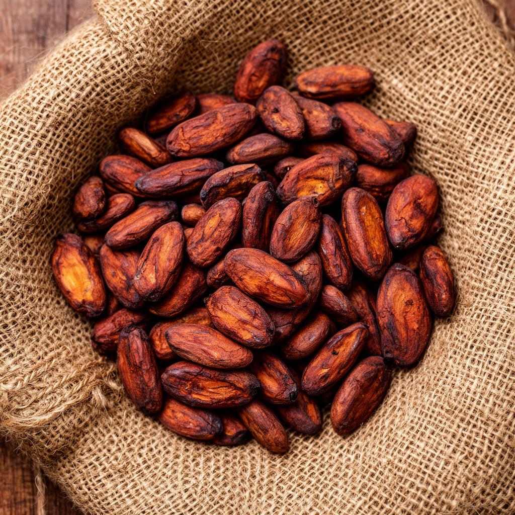 Dried cocoa beans